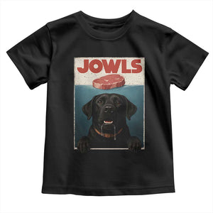 Black Labrador Retriever Toddler T Shirt Funny Jowls Horror Dog Poster TS12 Black Print Your Wear