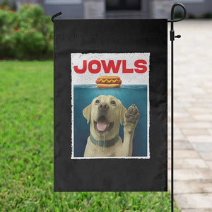 Funny Yellow Lab Jowls Garden Flag - Labrador Retriever Lover Gift TS12 Print Your Wear