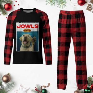 Funny Yellow Lab Jowls Plaid Pajama Set Labrador Retriever Lover Gift TS12 Buffalo Plaid Print Your Wear