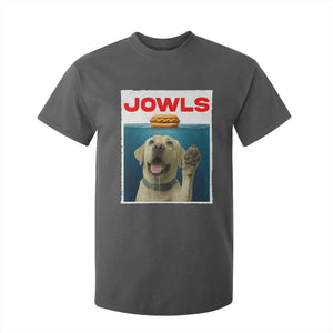 Funny Yellow Lab Jowls T Shirt For Kid Labrador Retriever Lover Gift TS12 Dark Heather Print Your Wear
