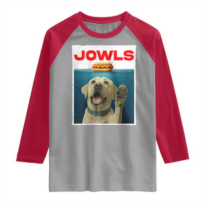 Funny Yellow Lab Jowls Raglan Shirt Labrador Retriever Lover Gift TS12 Sport Gray Red Print Your Wear