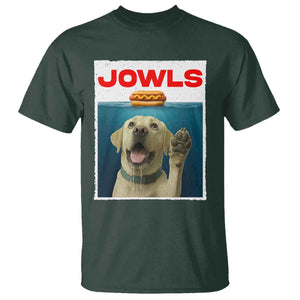 Funny Yellow Lab Jowls T Shirt Labrador Retriever Lover Gift TS12 Dark Forest Green Print Your Wear