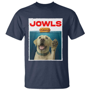 Funny Yellow Lab Jowls T Shirt Labrador Retriever Lover Gift TS12 Navy Print Your Wear