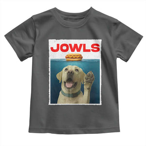 Funny Yellow Lab Jowls Toddler T Shirt Labrador Retriever Lover Gift TS12 Dark Heather Print Your Wear