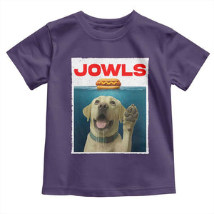 Funny Yellow Lab Jowls Toddler T Shirt Labrador Retriever Lover Gift TS12 Purple Print Your Wear