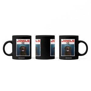 Chocolate Labrador Retriever Coffee Mug Funny Jowls Horror Dog Poster TS12 Print Your Wear