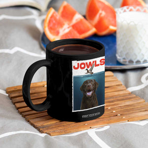 Chocolate Labrador Retriever Coffee Mug Funny Jowls Horror Dog Poster TS12 Print Your Wear