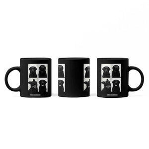 Funny Black Lab Coffee Mug Photobooth Selfie Dog Mom Gift TS12 Print Your Wear