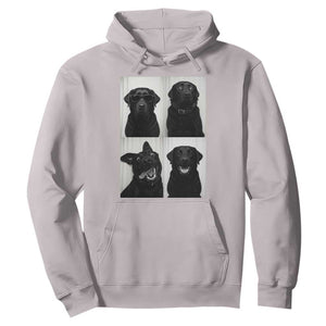 Funny Black Lab Hoodie Photobooth Selfie Dog Mom Gift TS12 Ice Gray Print Your Wear