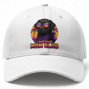 Funny Black Labrador Baseball Cap Dog Mom Retro Sunset Gift TS12 Print Your Wear