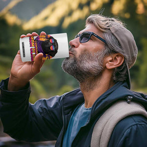 Funny Black Labrador 4 in 1 Can Cooler Tumbler Dog Mom Retro Sunset Gift TS12 Print Your Wear