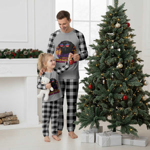 Funny Black Labrador Plaid Pajama Set Dog Mom Retro Sunset Gift TS12 White Plaid Print Your Wear