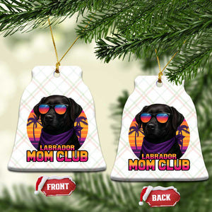 Funny Black Labrador Ceramic Ornament Dog Mom Retro Sunset Gift TS12 Print Your Wear