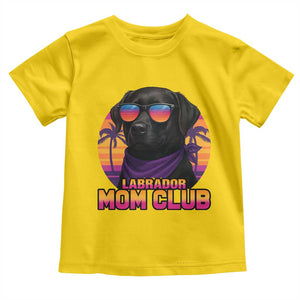 Funny Black Labrador Toddler T Shirt Dog Mom Retro Sunset Gift TS12 Daisy Print Your Wear