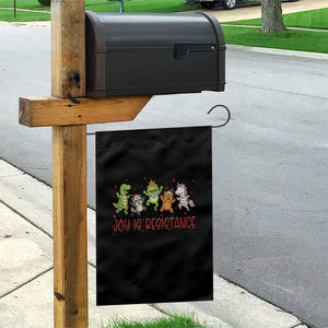 Joy Is Resistance Garden Flag Funny Portland Frog Protest Christmas Gift TS12 Print Your Wear