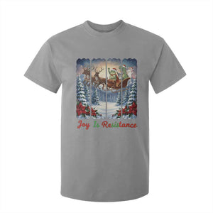 Joy Is Resistance Portland Frog Protest T Shirt For Kid Funny Holiday Meme Gift Idea TS12 Sport Gray Print Your Wear