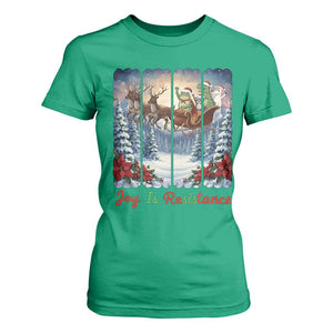 Joy Is Resistance Portland Frog Protest T Shirt For Women Funny Holiday Meme Gift Idea TS12 Irish Green Print Your Wear