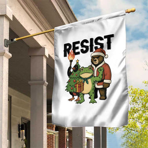 Portland Frog Protest Frogs Together Strong Garden Flag Funny Holiday Gift TS12 Print Your Wear