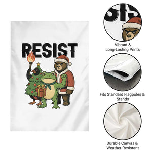 Portland Frog Protest Frogs Together Strong Garden Flag Funny Holiday Gift TS12 Print Your Wear