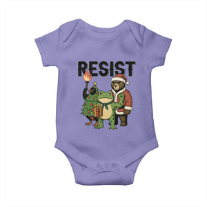 Portland Frog Protest Frogs Together Strong Baby Onesie Funny Holiday Gift TS12 Violet Print Your Wear