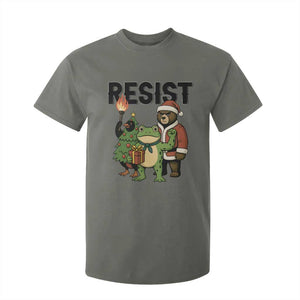Portland Frog Protest Frogs Together Strong T Shirt For Kid Funny Holiday Gift TS12 Military Green Print Your Wear