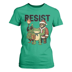 Portland Frog Protest Frogs Together Strong T Shirt For Women Funny Holiday Gift TS12 Irish Green Print Your Wear