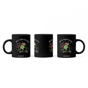 Portland Frog Protest Off To Fight Fascism Coffee Mug Funny Christmas Gift TS12 Print Your Wear