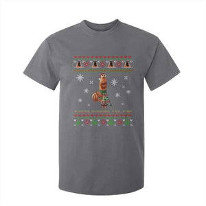 Funny Marcus The Worm You Are Ruining The Vibe T Shirt For Kid Ugly Christmas Gift TS12 Charcoal Print Your Wear