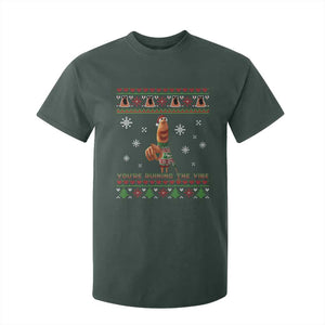 Funny Marcus The Worm You Are Ruining The Vibe T Shirt For Kid Ugly Christmas Gift TS12 Dark Forest Green Print Your Wear