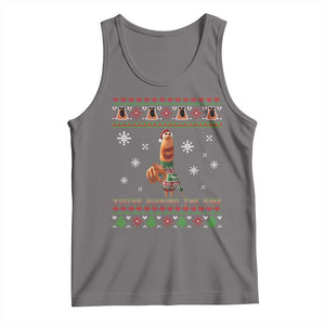 Funny Marcus The Worm You Are Ruining The Vibe Tank Top Ugly Christmas Gift TS12 Deep Heather Print Your Wear