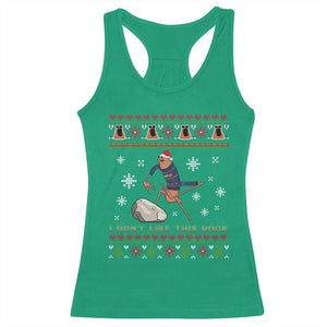 Funny Marcus The Worm Meme Racerback Tank Top I Do Not Like This Rock Ugly Christmas Gift TS12 Irish Green Print Your Wear
