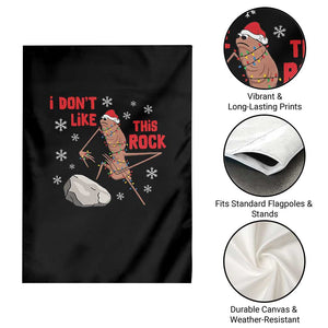 I Do Not Like This Rock Garden Flag Christmas Marcus The Worm Meme Gift TS12 Print Your Wear