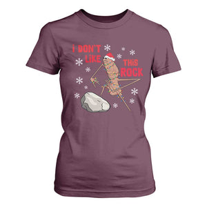 I Do Not Like This Rock T Shirt For Women Christmas Marcus The Worm Meme Gift TS12 Maroon Print Your Wear