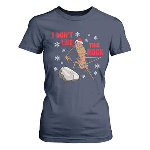 I Do Not Like This Rock T Shirt For Women Christmas Marcus The Worm Meme Gift TS12 Navy Print Your Wear