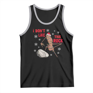 I Do Not Like This Rock Tank Top Christmas Marcus The Worm Meme Gift TS12 Black Athletic Heather Print Your Wear