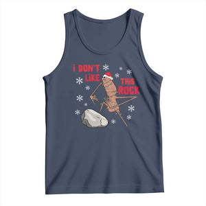 I Do Not Like This Rock Tank Top Christmas Marcus The Worm Meme Gift TS12 Navy Print Your Wear