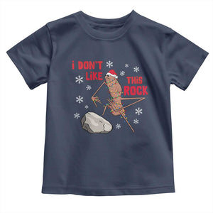 I Do Not Like This Rock Toddler T Shirt Christmas Marcus The Worm Meme Gift TS12 Navy Print Your Wear