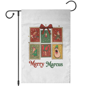 Christmas Marcus The Worm Meme Garden Flag Funny Merry Marcus Gift TS12 White Print Your Wear