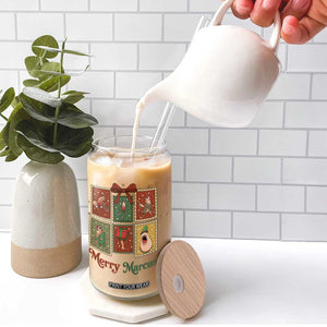 Christmas Marcus The Worm Meme Glass Can Funny Merry Marcus Gift - Print Your Wear