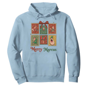 Christmas Marcus The Worm Meme Hoodie Funny Merry Marcus Gift TS12 Light Blue Print Your Wear