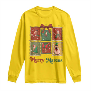 Christmas Marcus The Worm Meme Long Sleeve Shirt Funny Merry Marcus Gift TS12 Daisy Print Your Wear
