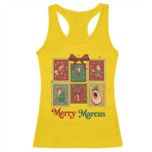 Christmas Marcus The Worm Meme Racerback Tank Top Funny Merry Marcus Gift TS12 Daisy Print Your Wear