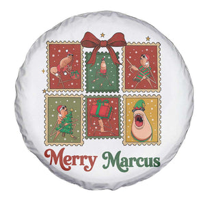 Christmas Marcus The Worm Meme Spare Tire Cover Funny Merry Marcus Gift TS12 Print Your Wear