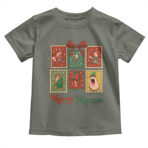 Christmas Marcus The Worm Meme Toddler T Shirt Funny Merry Marcus Gift TS12 Military Green Print Your Wear