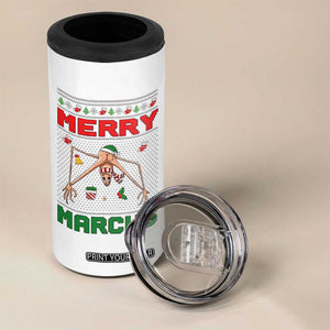 Marcus The Worm Meme Merry Marcus 4 in 1 Can Cooler Tumbler Funny Ugly Christmas Gift - Print Your Wear