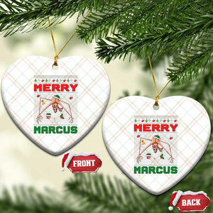 Marcus The Worm Meme Merry Marcus Ceramic Ornament Funny Ugly Christmas Gift TS12 Print Your Wear