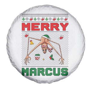 Marcus The Worm Meme Merry Marcus Spare Tire Cover Funny Ugly Christmas Gift TS12 Print Your Wear