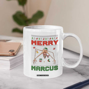 Marcus The Worm Meme Merry Marcus Coffee Mug Funny Ugly Christmas Gift - Print Your Wear