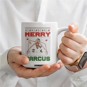 Marcus The Worm Meme Merry Marcus Coffee Mug Funny Ugly Christmas Gift - Print Your Wear