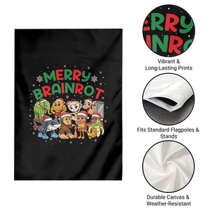 Gen Z Italian Merry Brainrot Christmas Garden Flag Meme Holiday Gift TS12 Print Your Wear